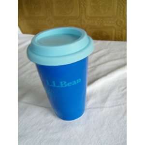  LL L L Bean Travel Coffee Mug w/ Rubber Lid NEW 3552 