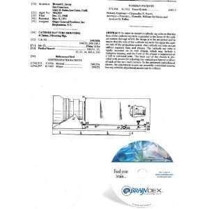  NEW Patent CD for CATHODE RAY TUBE MOUNTING Everything 