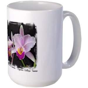  Orquidea Cattleya Trianae Flag Large Mug by  