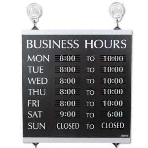  Headline Signs  Century Series Business Hours Sign, Heavy 