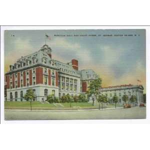   Hall and Court House, St. George, Staten Island, N.Y