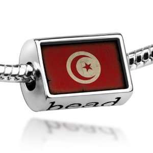  Beads Tunisia Flag   Pandora Charm & Bracelet Compatible 