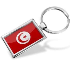  Keychain Tunisia Flag   Hand Made, Key chain ring 