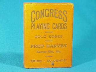 FRED HARVEY PLAYING CARDS   ROOKWOOD POTTERY  