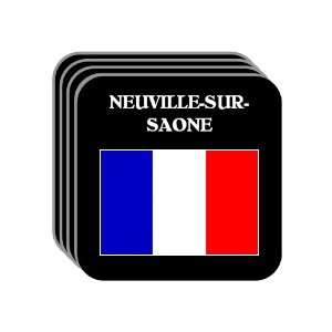  France   NEUVILLE SUR SAONE Set of 4 Mini Mousepad 