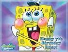   Edible CAKE Icing Image topper frosting birthday party sponge bob