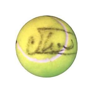  Cedric Pioline Autographed Tennis Ball
