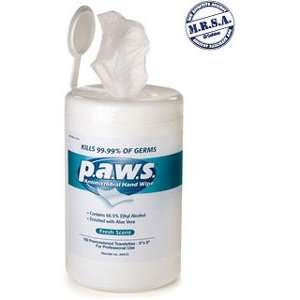 Antimicrobial Hand Wipes, Alcohol Formula p.a.w.s.®, (Wipe Size 5 