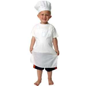  Toddler White Lil Chef Baker Apron (no hat) Toys & Games