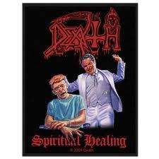 DEATH.spiritual healing B/N LICENSED WOVEN PATCH  
