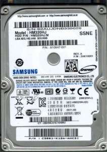 SAMSUNG Spinpoint HM320HJ 320GB P/N C3801 K12A AHC3I 8808993733255 