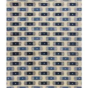  Blue Stitches Rowe Rug