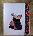 Handmade Greeting Card   Halloween   Count Catula Note Card Card
