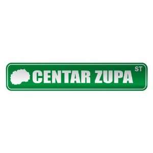 CENTAR ZUPA ST  STREET SIGN CITY MACEDONIA