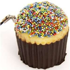    muffin squishy cellphone charm with sprinkles Toys & Games