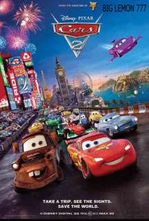 CARS 2 Disney/Pixar The Movie Poster #2 24x35  