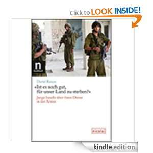   in der Armee (German Edition) David Ranan  Kindle Store