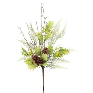  Cedar, Berry & Pine Cone Decorative Winter Picks 18 