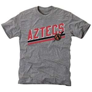   San Diego State Aztecs Rising Bar Tri Blend T Shirt   Ash Sports