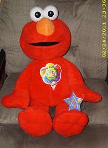 SESAME STREET ELMO SPECIAL EDITION 28 TALL   35 YEARS  