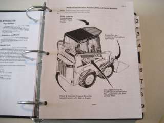 Case 1835B Uni Loader Service Manual, Repair Book, NEW  