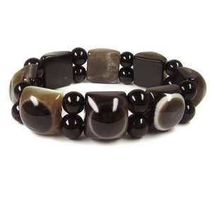  Banded Onyx Bracelet 