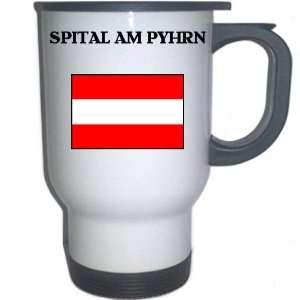  Austria   SPITAL AM PYHRN White Stainless Steel Mug 