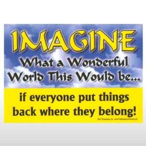  Imagine What a Wonderful World Fun Sign Toys & Games