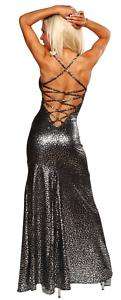 Sexy Cheetah Foil Spaghetti Strap Prom/Evening Gown  