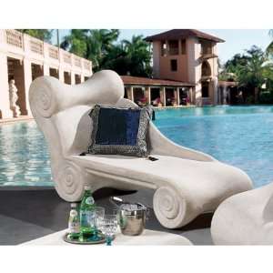   Architectural Spa Furniture Chaise Poolside Longue