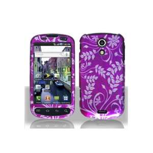  Samsung SPH D700 Epic 4G Graphic Case   Purple Flower 