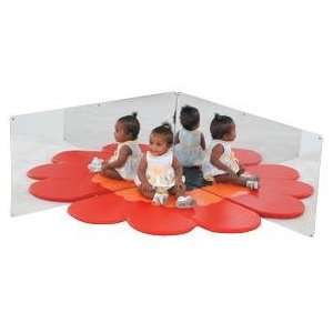  Soft Play Poppy Quarter Mat, Mats for Infants and Toddlers 