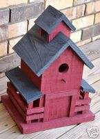 Wooden SOUTHERN BARN BIRDHOUSE   Great Details  