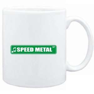  Mug White  Speed Metal STREET SIGN  Music Sports 