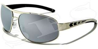 XLOOP Sunglasses Shades Mens Metal Casual Silver  