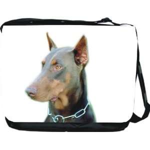 com Rikki KnightTM Doberman Pinscher Dog Design Messenger Bag   Book 