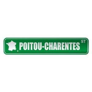   POITOU CHARENTES ST  STREET SIGN CITY FRANCE