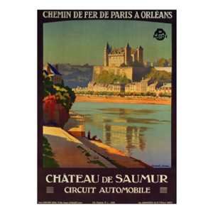  Chateau De Saumur by Unknown 24x33