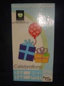 New Cricut Cartridge *Celebrations Birthday Party Baby Expression 