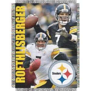  NFL Pittsburgh Steelers Ben Roethlisberger 48x60 Tapestry 