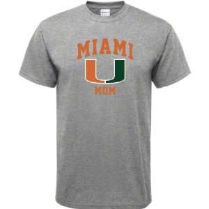 Miami Hurricanes Sport Grey Mom Arch T Shirt Sports 