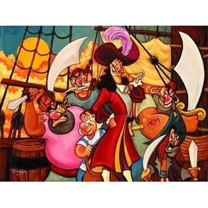   Gang Peter Pan Disney Fine Art Giclee by Tim Rogerson