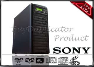 to 7 CD / DVD Duplicator Double Layer (Sony 24x SATA DVD +/  RW)