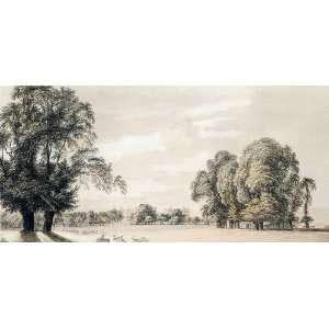 FRAMED oil paintings   Paul Sandby   24 x 12 inches   South­East View 