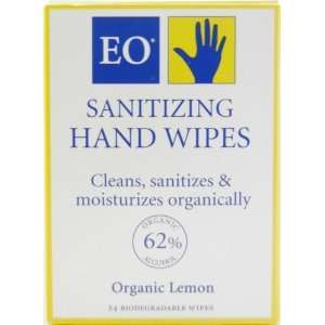  Lemon Sanitizing Hand Wipes 24 Biodegradable Wipes 24 