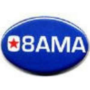  OBAMA 2008 1 3/4 X 2 3/4 oval buttonS PINS PINBACKS 