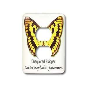 Boehm Graphics Butterfly   Chequered Skipper Butterfly   Light Switch 