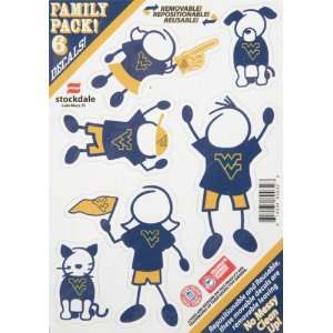   Virginia Mountaineers Small Family Car Decal Sheet