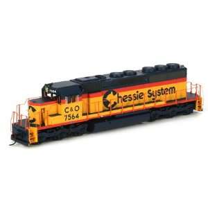  HO RTR SD40, Chessie/C&O #7564 Toys & Games