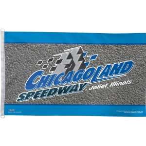  Wincraft Chicagoland Speedway One Sided 3 x 5 Flag   Chicagoland 